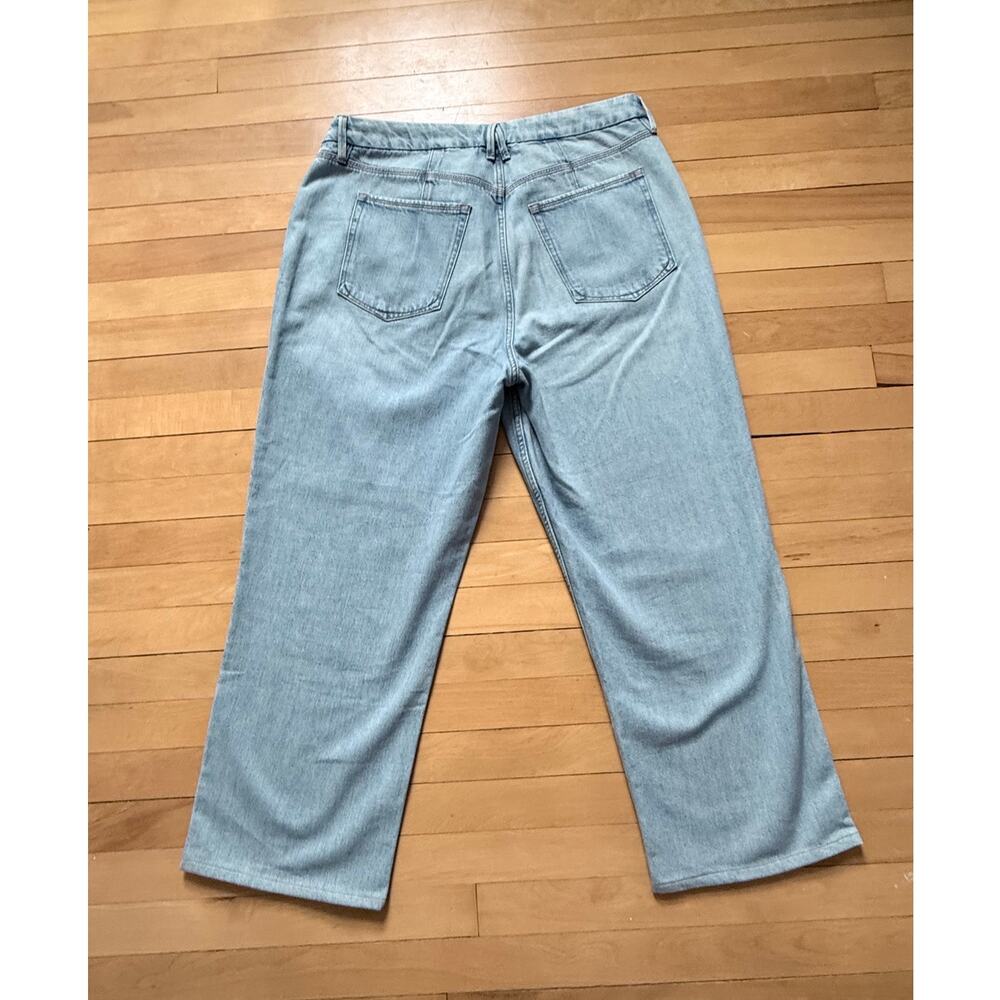 Good American Wide Leg Jeans - Light Wash - Size 14/32 - EUC - Picture 6 of 6